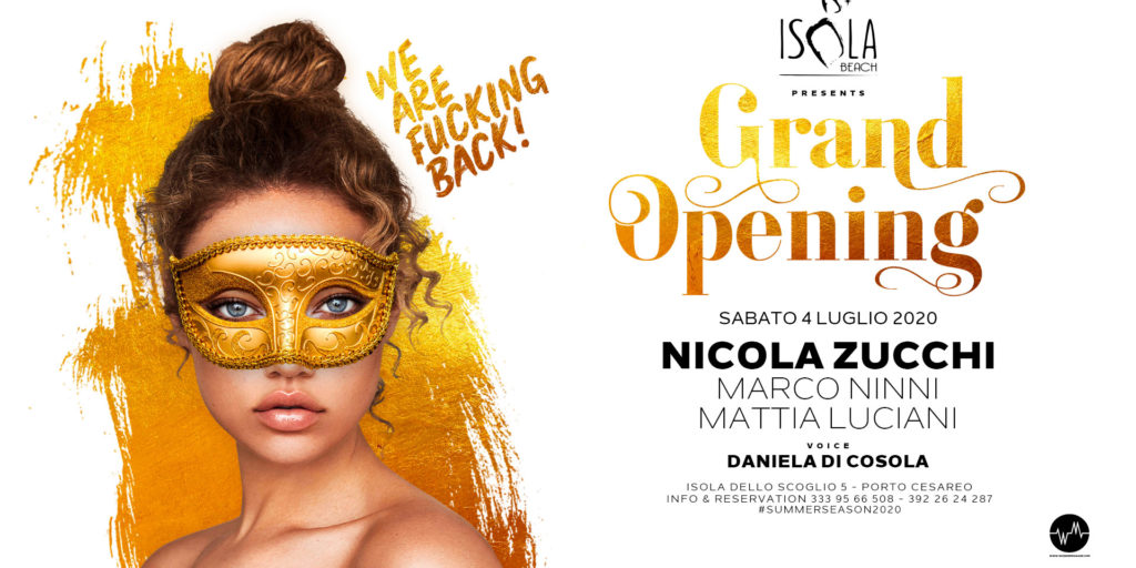 GRAND OPENING ISOLA BEACH | 04.07.20